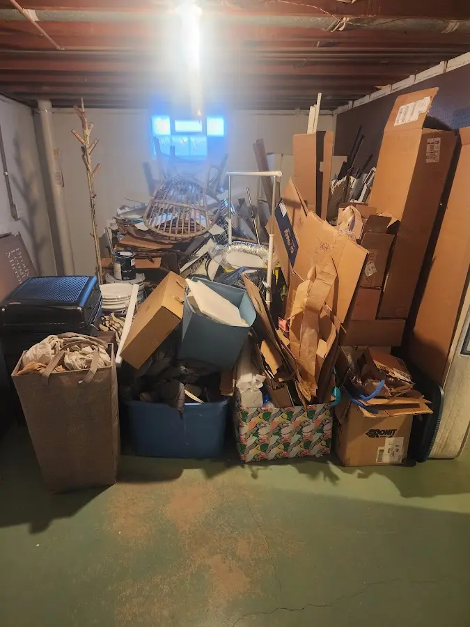 Roll-off dumpster container at job site for 40 Yard Dumpster Rental in Ave Maria